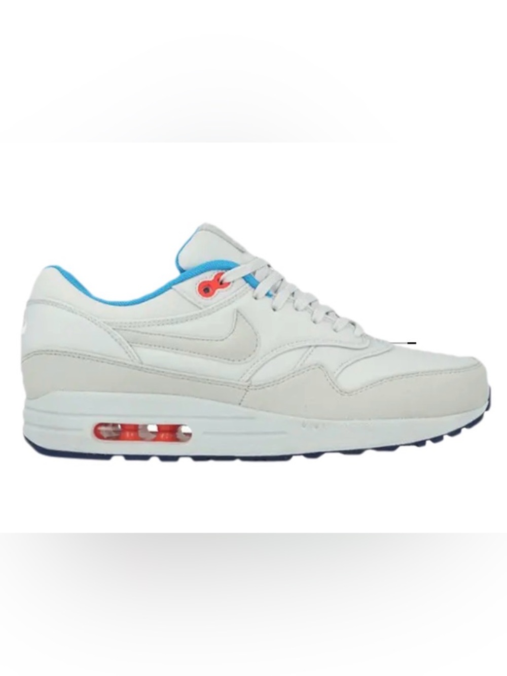 Nike Air Max 1 FB 'Pure Platinum' 579920-002 Sneaker Shoes Jordan Swoosh Running